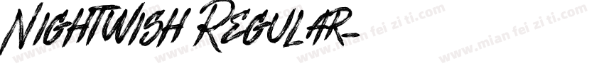 Nightwish Regular字体转换